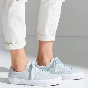 converse one star sky blue
